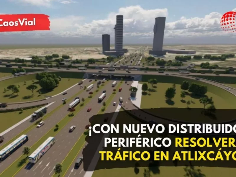 Así será el nuevo distribuidor en Periférico y Atlixcáyotl