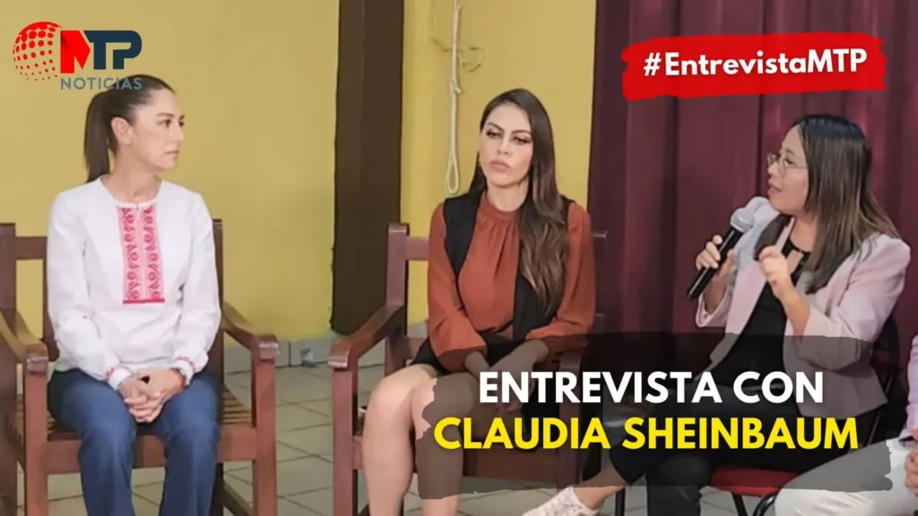 Entrevista con Claudia Sheinbaum en Puebla