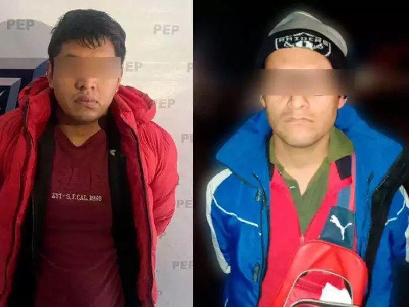 Detienen a ladrones de transporte de carga en Puebla