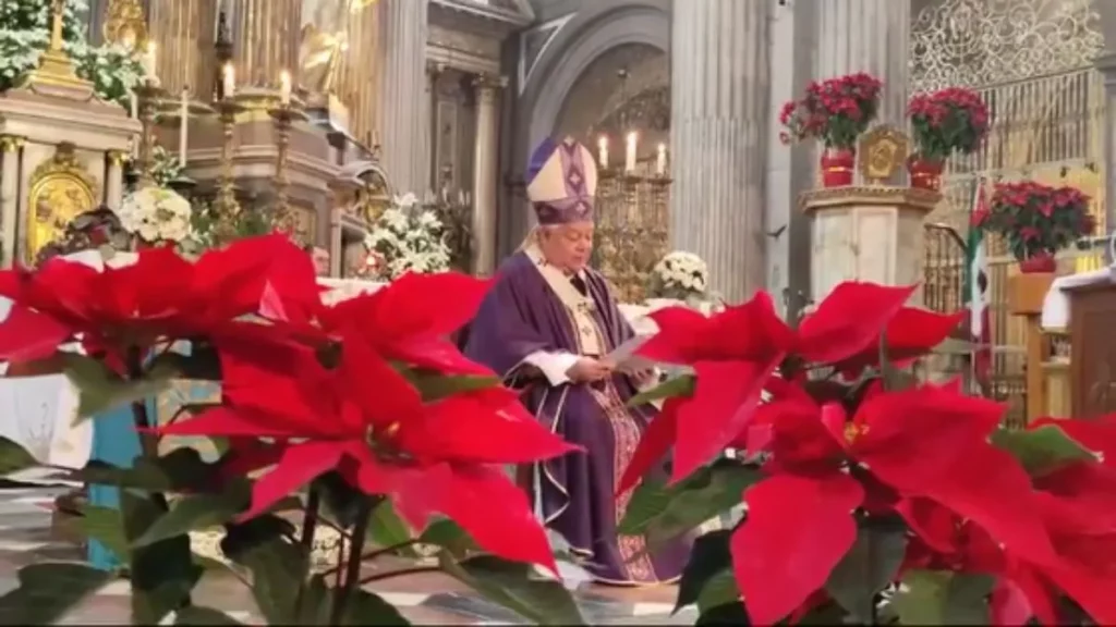 Misa de Nochebuena y Navidad en la catedral de Puebla