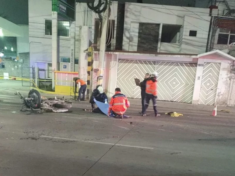 Muere motociclista en San Manuel, Puebla