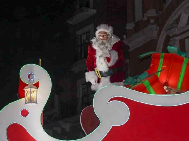 Santa Claus llega a Puebla