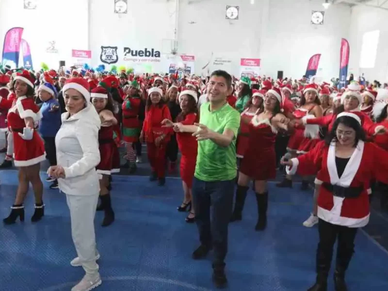 Ayuntamiento de Puebla reúne a 650 participantes en programa de activación física musicalizada