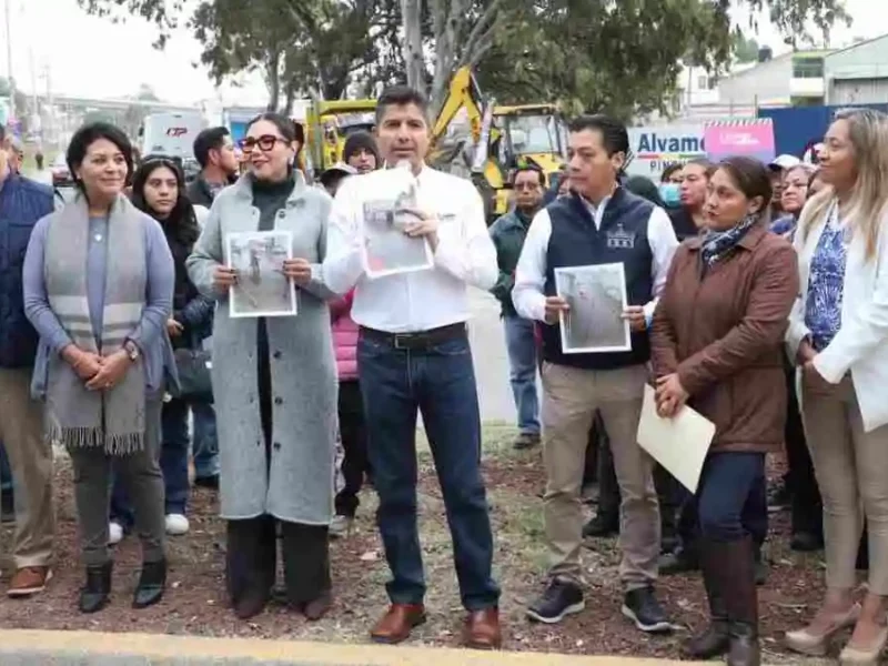 Ayuntamiento de Puebla inicia construcción de colector pluvial en San Felipe Hueyotlipan