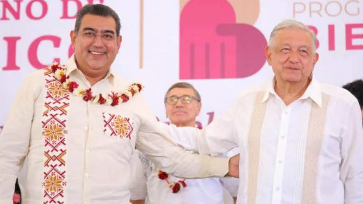 "Es muy buen gobernador": AMLO al evaluar primer año de Sergio Salomón en Puebla