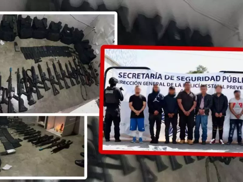 Marinos, militares y policías estatales capturan a 9 peligrosos delincuentes en Cuautlancingo