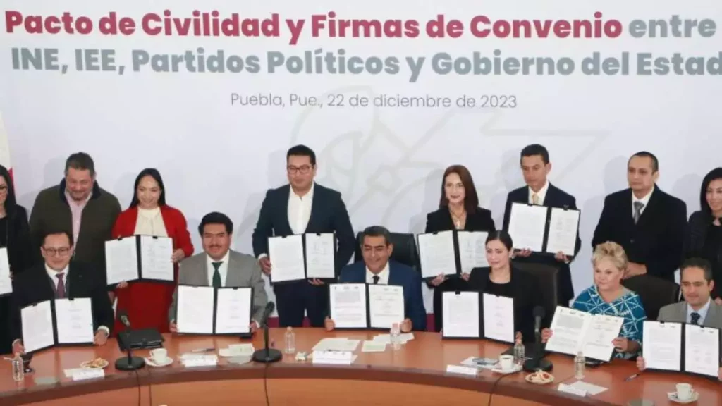 Pacto de civilidad en Puebla: ocuparán dos mil 291 escuelas para casillas