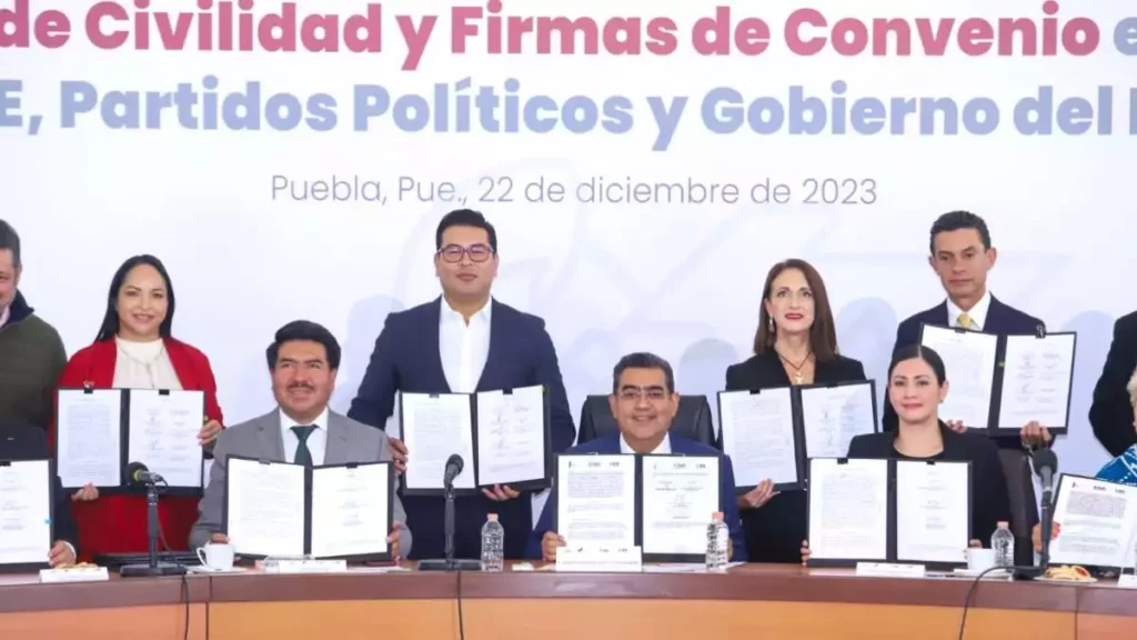 Pacto de civilidad en Puebla: ocuparán dos mil 291 escuelas para casillas