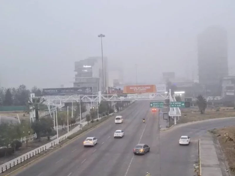 Puebla amanece con neblina por frente frío número 20 ¡No olvides abrigarte!