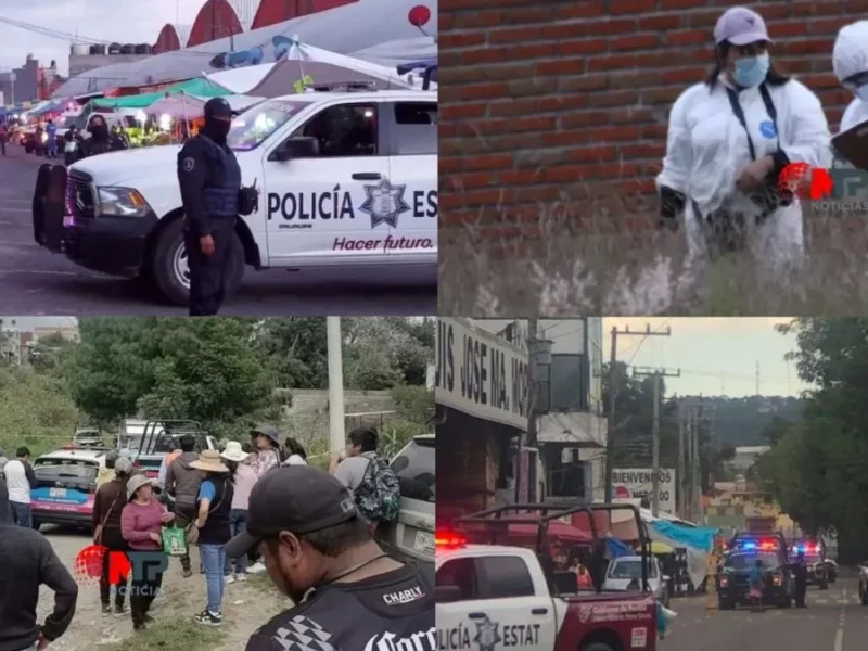 Disminuyen 27 % los homicidios dolosos en Puebla, durante 2023