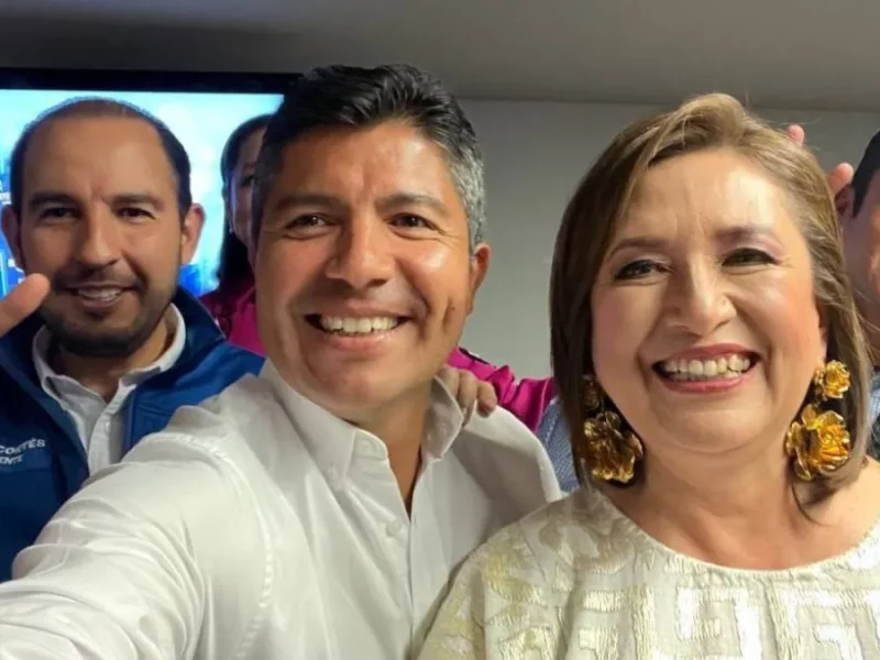 Eduardo Rivera acompaña a Xóchitl Gálvez en cierre de campaña