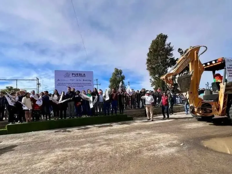 Banderazo de inicio de la rehabilitación de la carretera federal México-Puebla.
