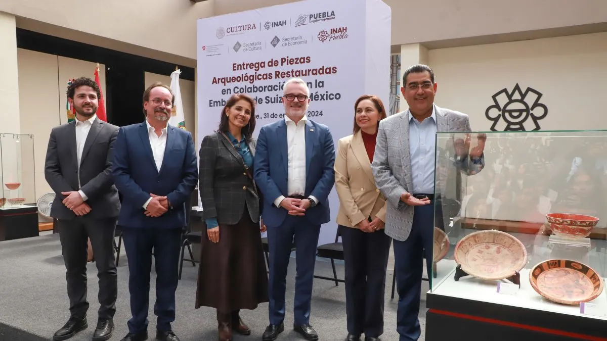 Gobierno de Puebla restaura 50 piezas arqueológicas