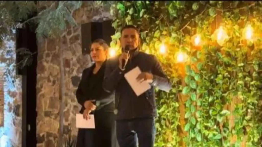 Lupita Cuautle y Edmundo Tlatehui en San Andrés Cholula