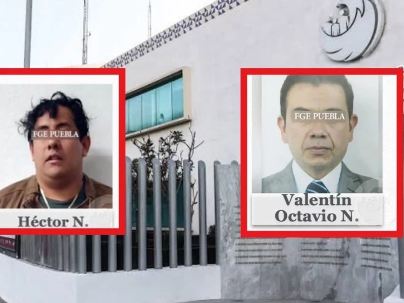 Ministeriales detenidos de la Fiscalía de Puebla