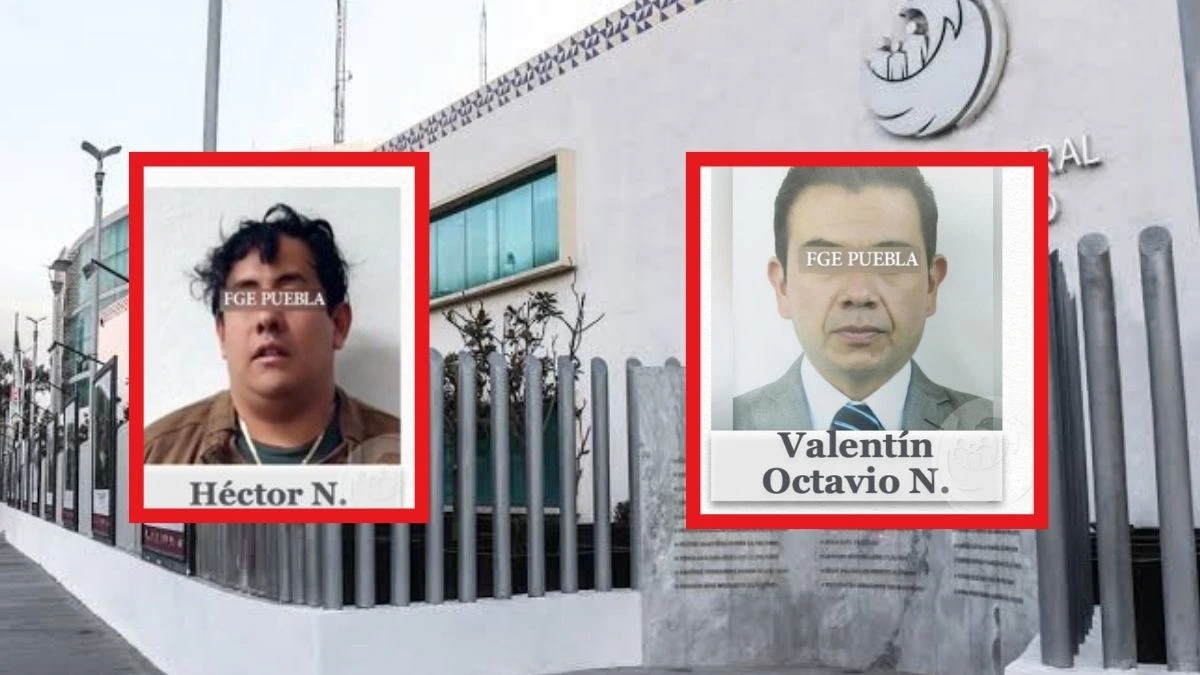 Ministeriales detenidos de la Fiscalía de Puebla