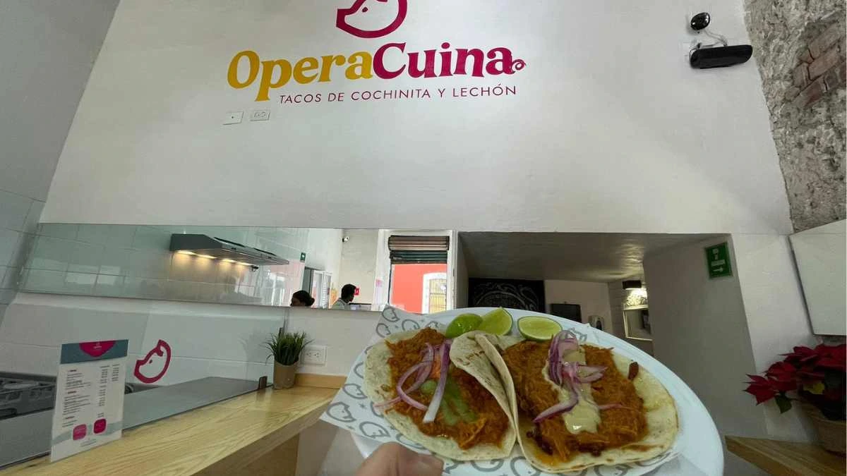 Opera Cuina opción para comer cochinita pibil en Puebla