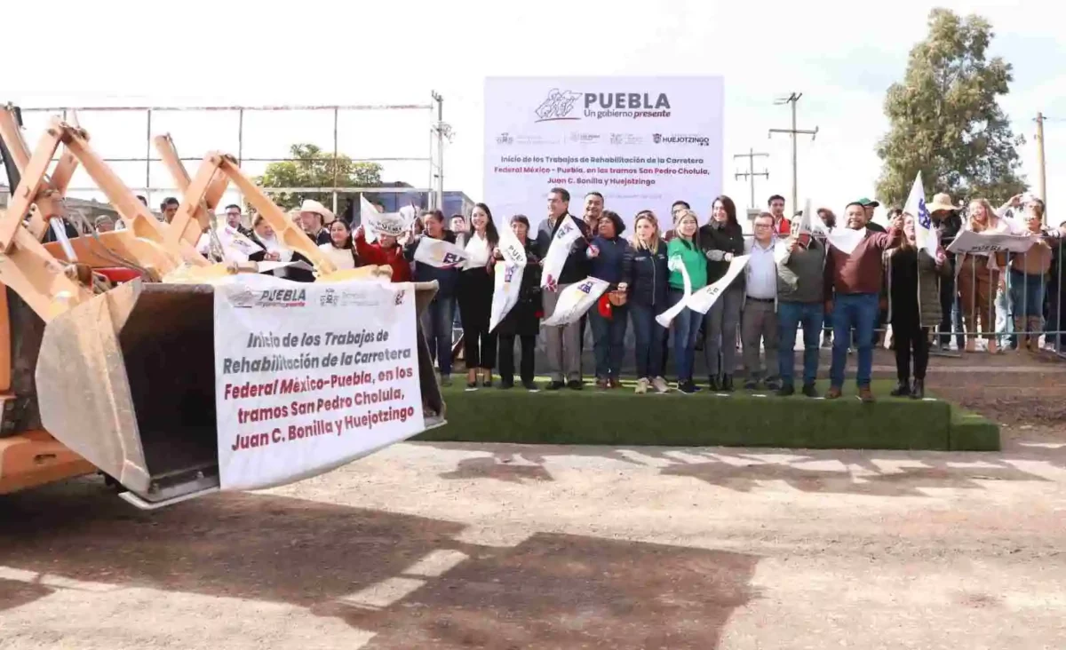 Con 102 millones rehabilita Sergio Salomón carretera federal México-Puebla