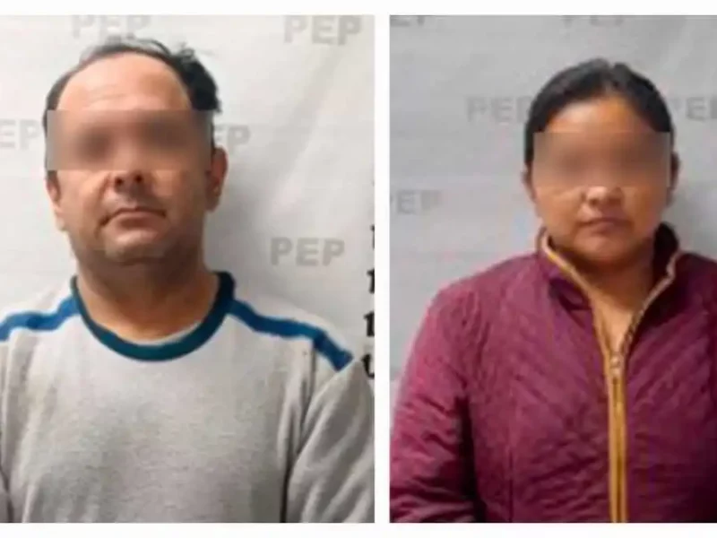 Pablo y Lilia los ‘polleros’ que tenían en cautiverio a 11 migrantes en Puebla