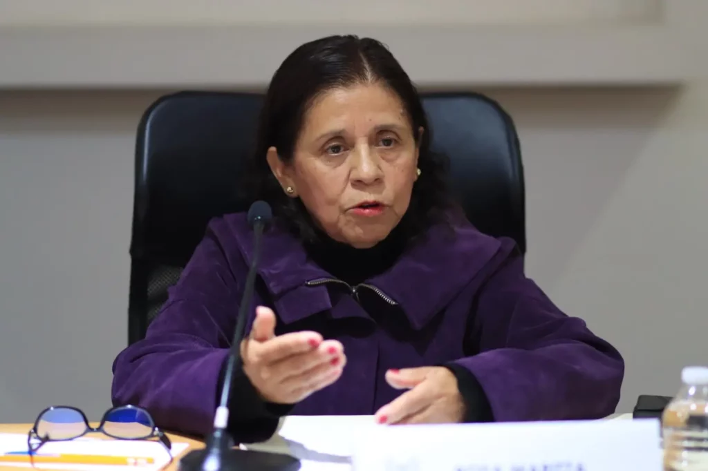 Rosa Maritza Vergara encargada de la unidad técnica de la ASE en el Congreso