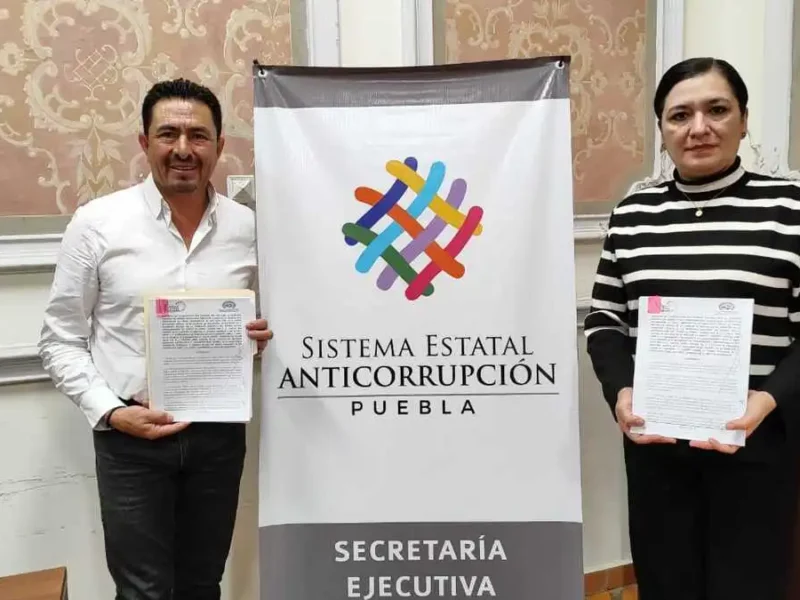 Porfirio Loeza firma convenio con el Sistema Estatal Anticorrupción