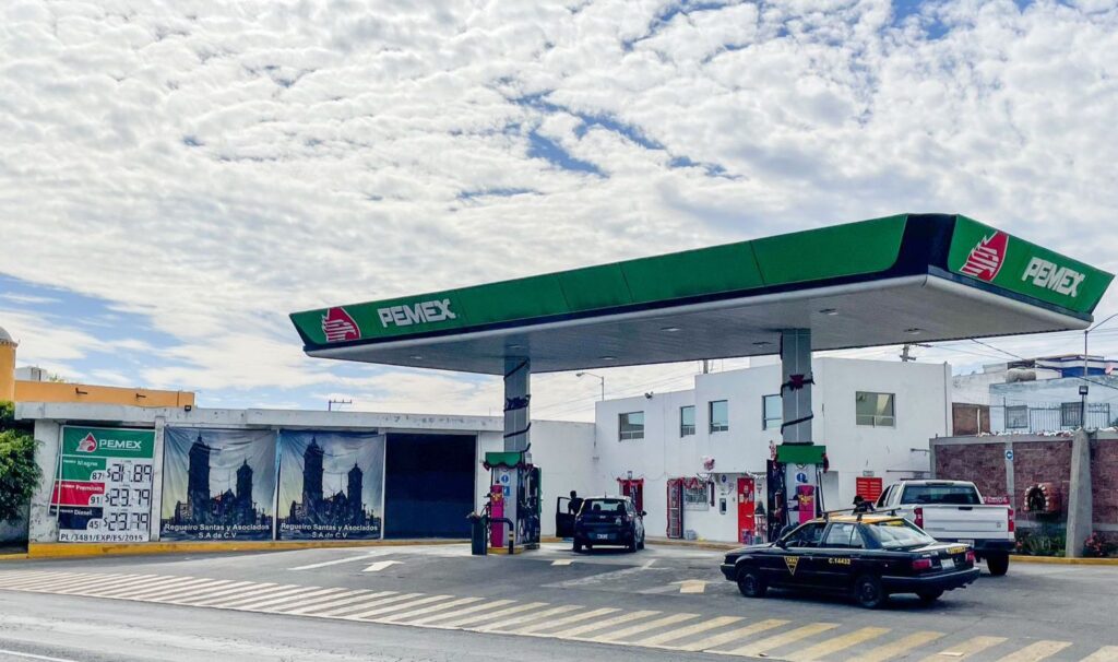 Gasolinera de Pemex en Puebla