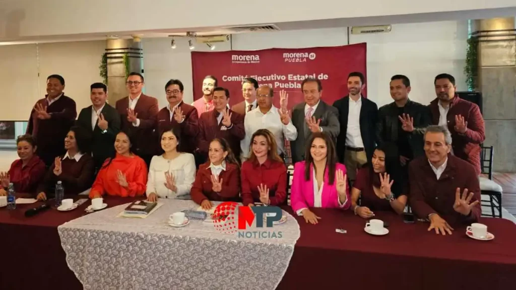 Aspirantes de Morena a la alcaldía de Puebla se reúnen, garantizan unidad