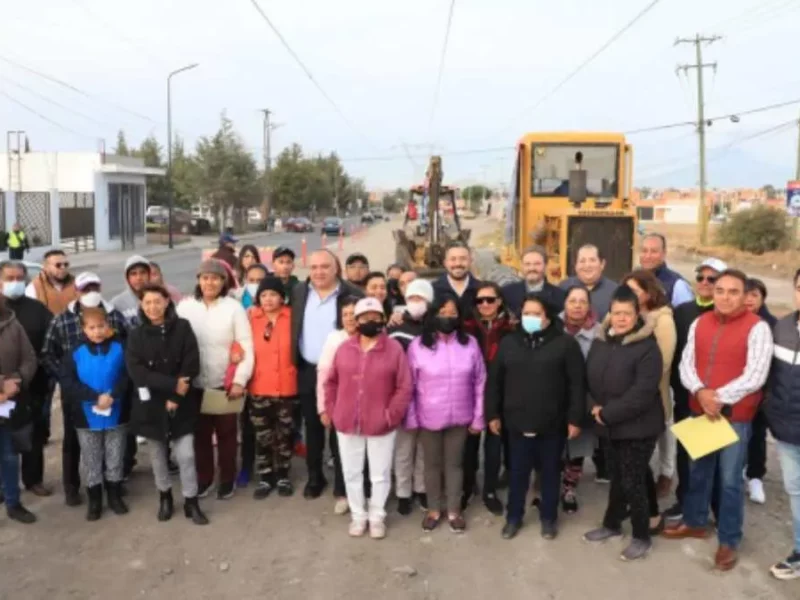 Ayuntamiento de Puebla supervisa obras en avenida 117 Oriente, con inversión es de 12.7 MDP