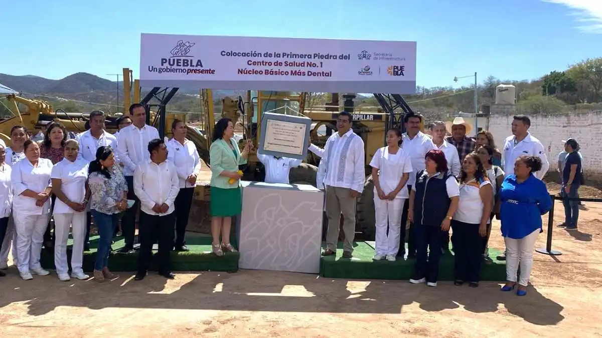 Con 21.8 millones, Sergio Salomón construye centro de salud en Chinantla
