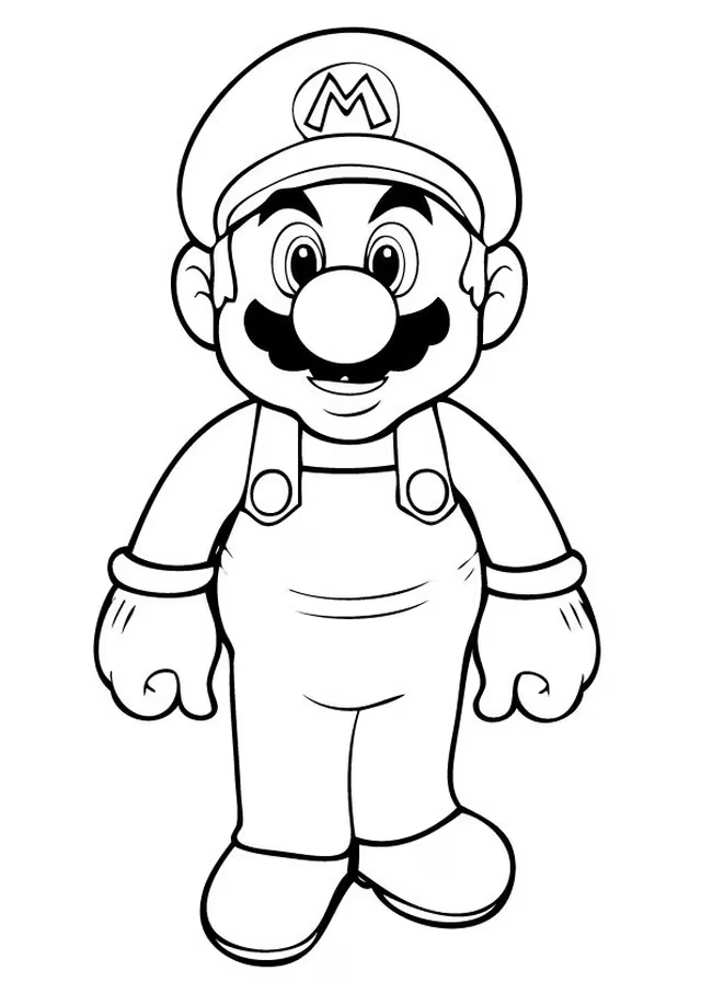 Dibujo de Mario Bros