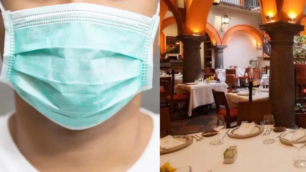 En restaurantes de Puebla también ya es obligatorio el cubrebocas