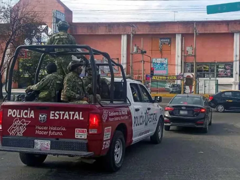 Marinos ahora patrullan inmediaciones a mercados en Puebla, tras balaceras en 2023