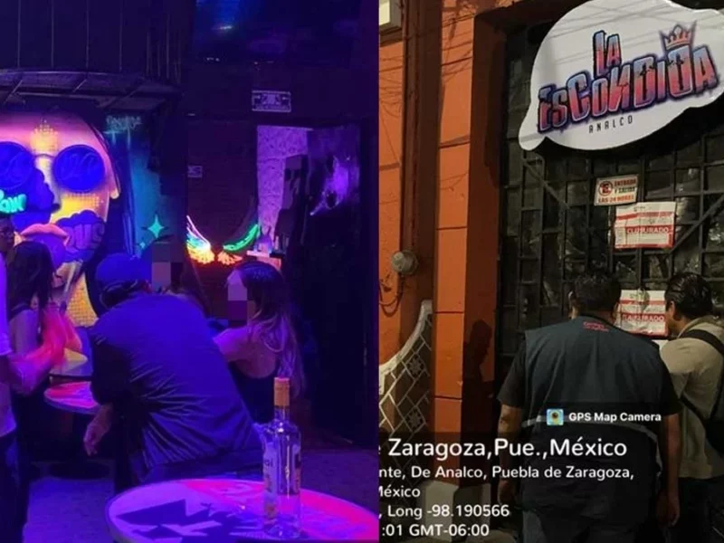 ¡Se acabó la fiesta! Clausuran bar La Escondida de Analco por permitir menores y desnudos