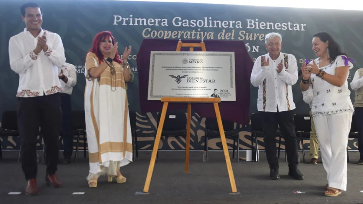AMLO inaugura Gasolinera del Bienestar; esto cuesta el combustible