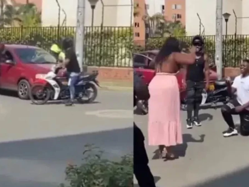 Hombre simula asalto para proponer matrimonio a su novia en Colombia (VIDEO)