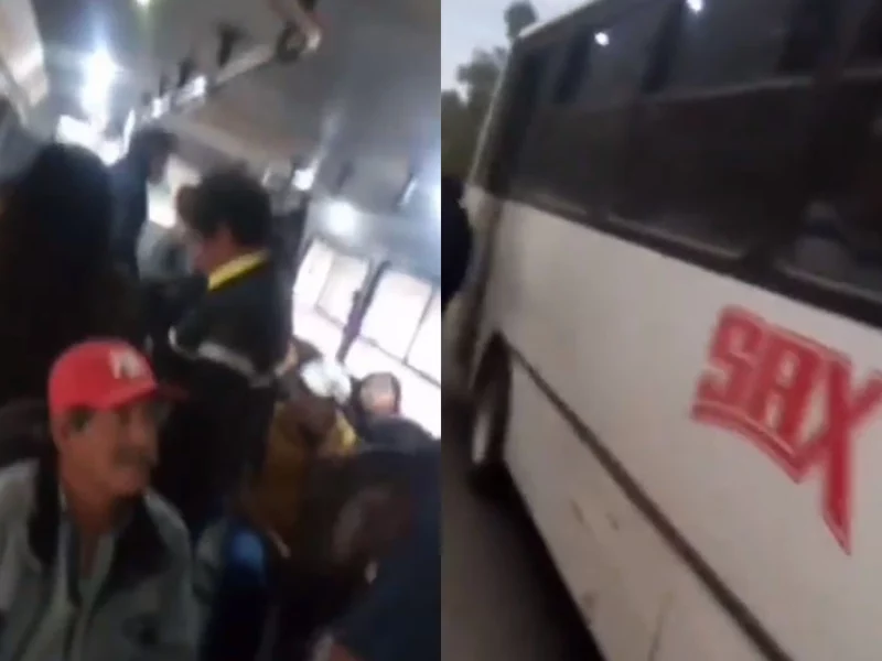 Pánico en la ruta Puebla-Xalmimilulco: hombres armados asaltan a pasajeros (VIDEO)