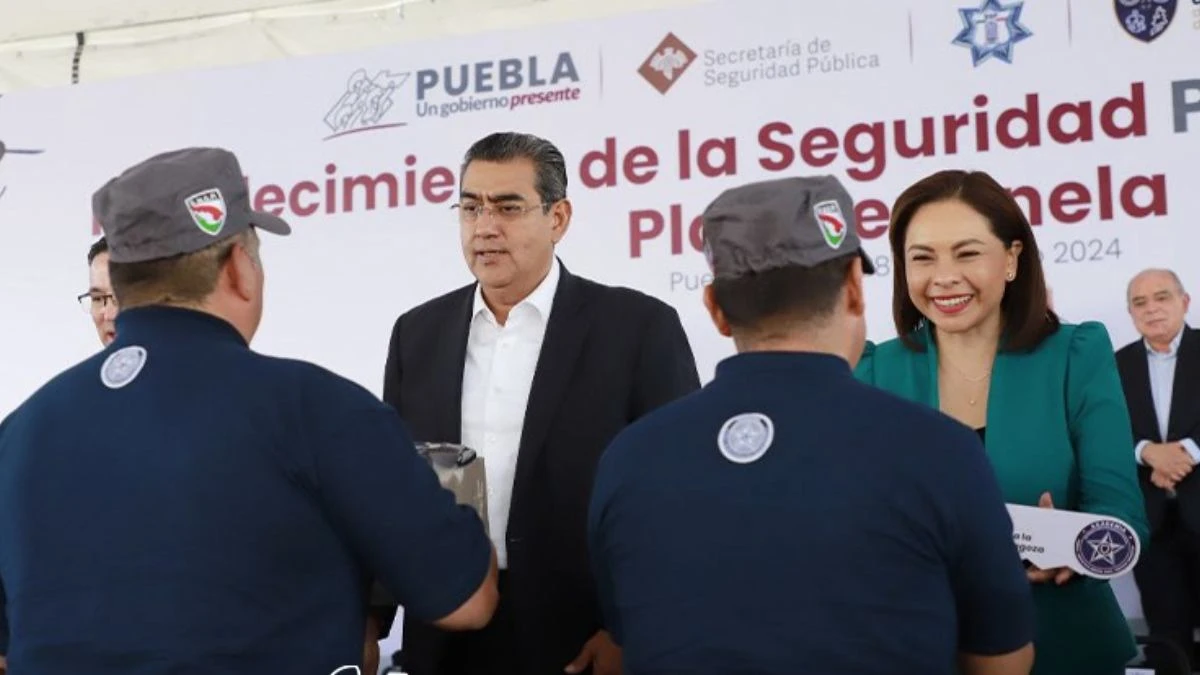 Avances de Plan Centinela en Puebla: 520 nuevos policías y 2 mil 600 cámaras de seguridad