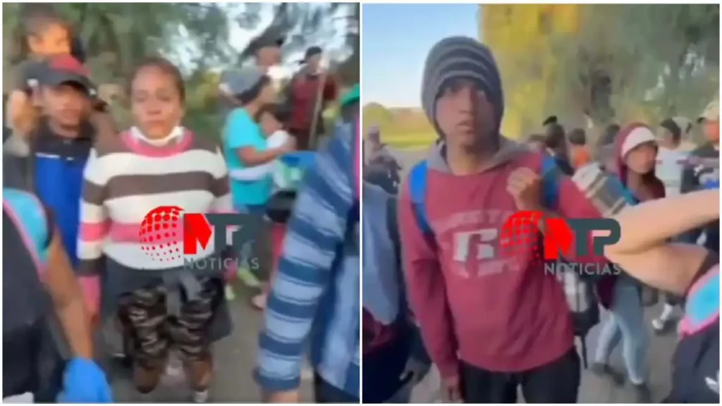 Migrantes denuncian que personal del INM los golpeó en Palmar de Bravo, Puebla