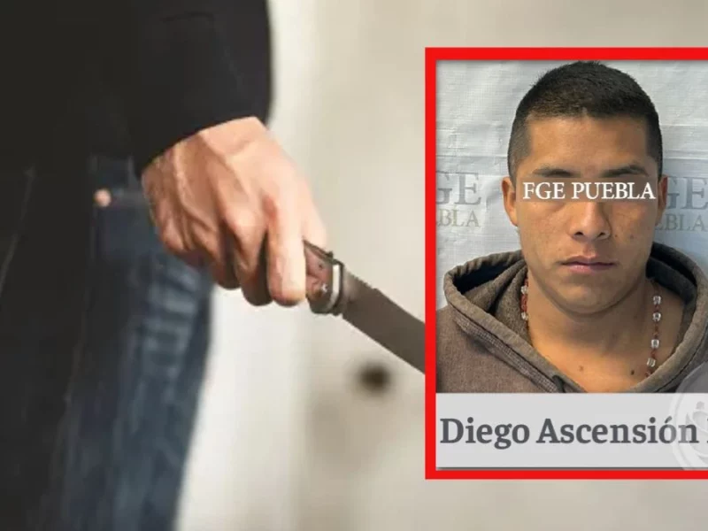 Diego acuchilló a su hermano en Puebla, su mamá lo detuvo y ya fue vinculado