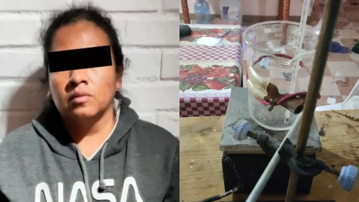Explota narcolaboratorio en Puebla: detienen a mujer que huía con 13 kilos de droga