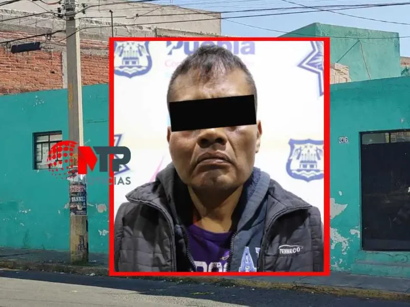 Feminicidio en Puebla: estrangula a su esposa en la Zaragoza, policías lo detienen