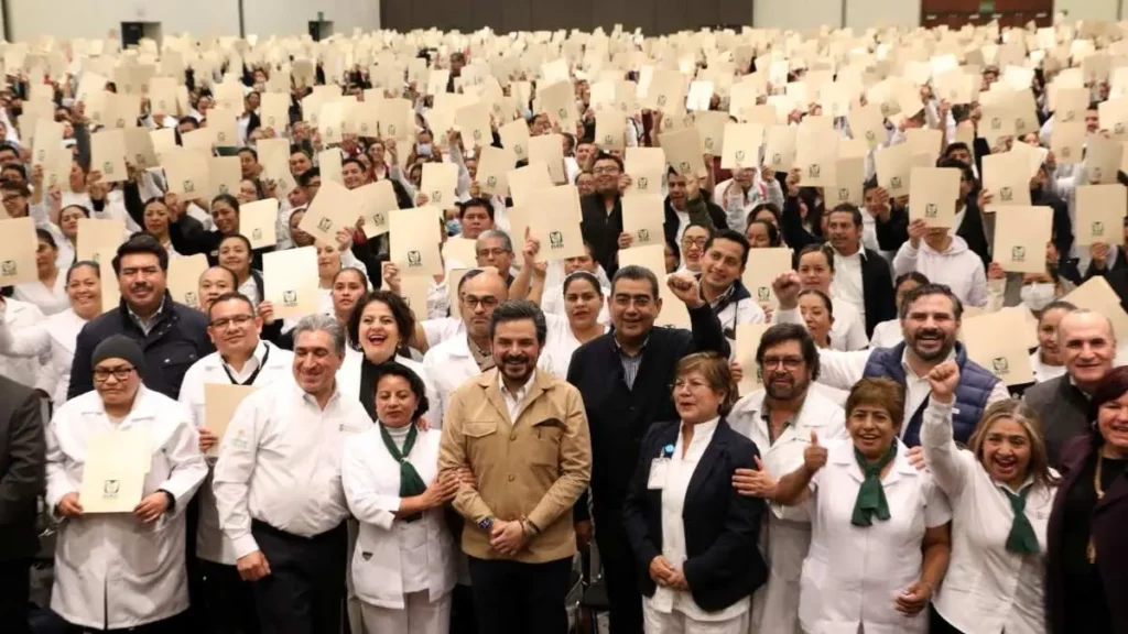 IMSS Bienestar en Puebla: 2 mil 667 trabajadores obtienen plaza