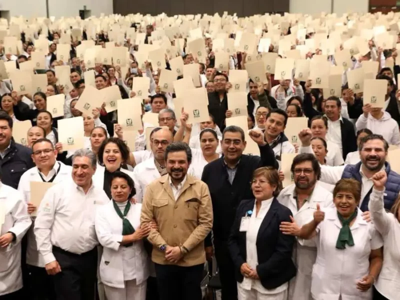 IMSS Bienestar en Puebla: 2 mil 667 trabajadores obtienen plaza