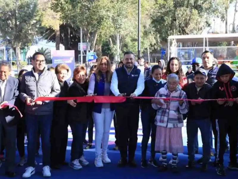 Con 4.5 MDP Ayuntamiento de Puebla rehabilita parque en Belisario Domínguez