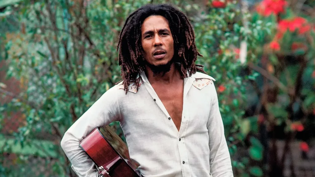 Bob Marley y su guitarra 
