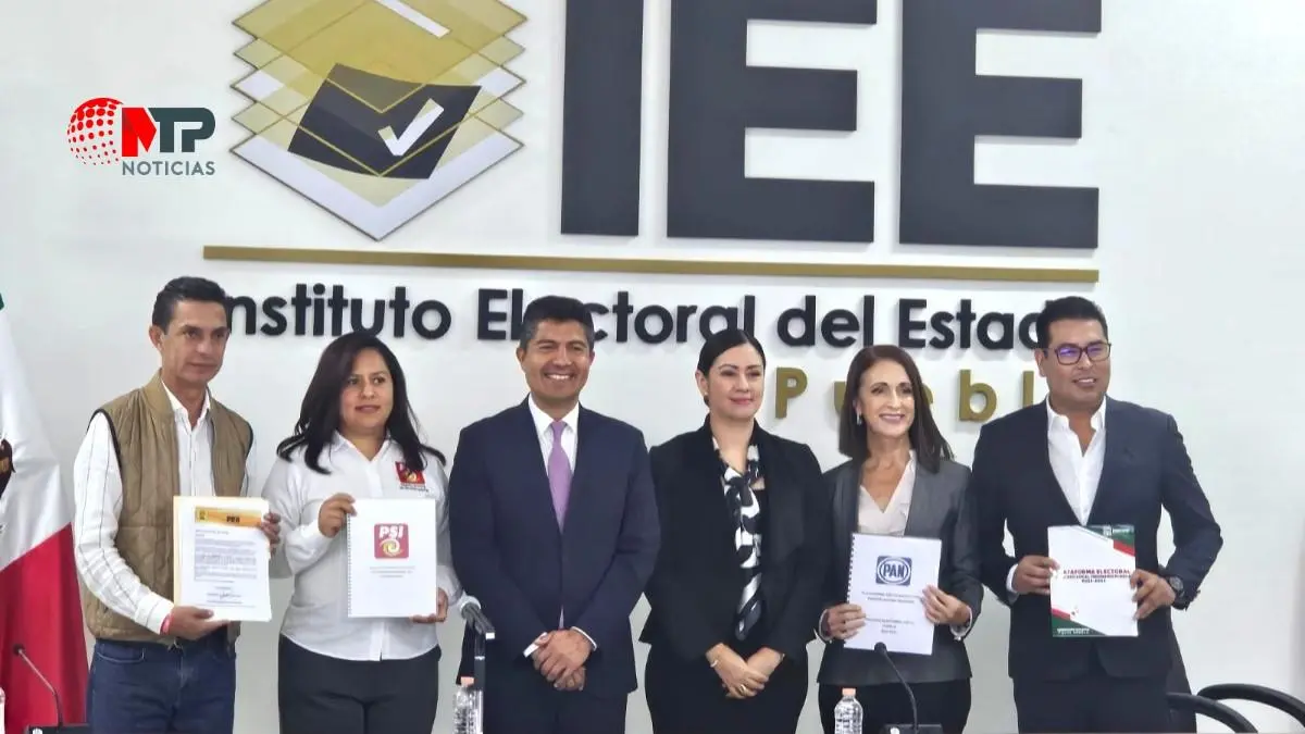 Registran plataforma electoral partidos que apoyan a Eduardo Rivera por gubernatura
