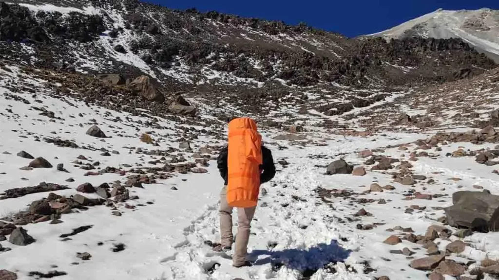 Cuatro alpinistas atrapados en el Pico de Orizaba, desaparecieron tras la nevada