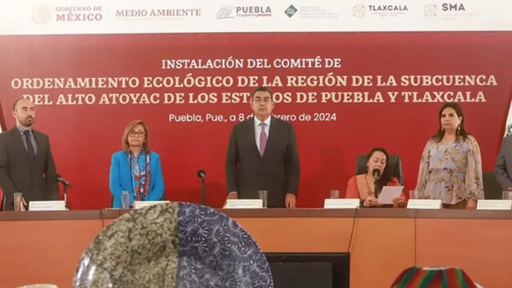 Gobierno de Sergio Salomón y Lorena Cuéllar van por saneamiento del Atoyac