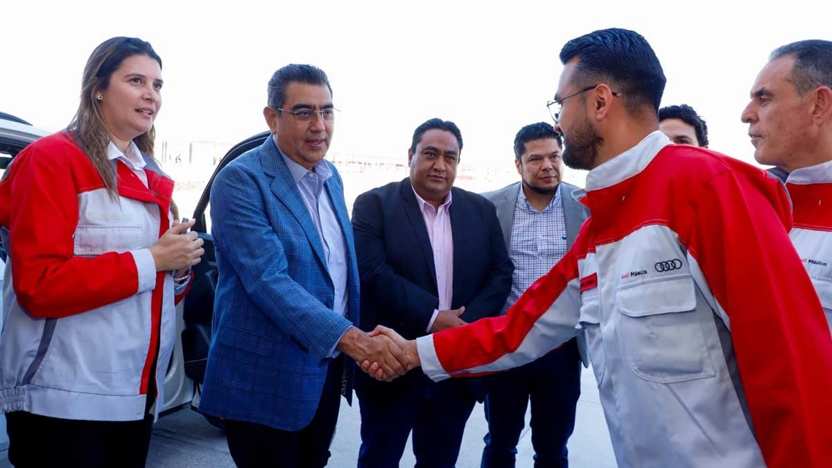 Acuerdo entre Audi y sindicato, fortalece ambiente laboral en Puebla: Sergio Salomón