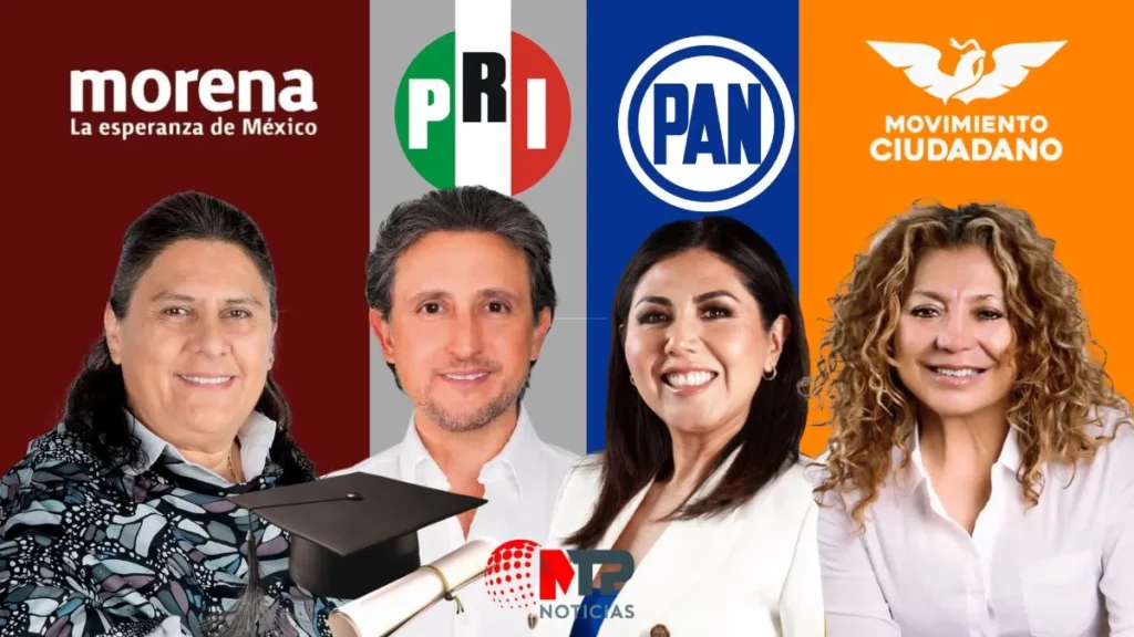 Nivel de estudios de candidatos a diputados federales por Puebla 